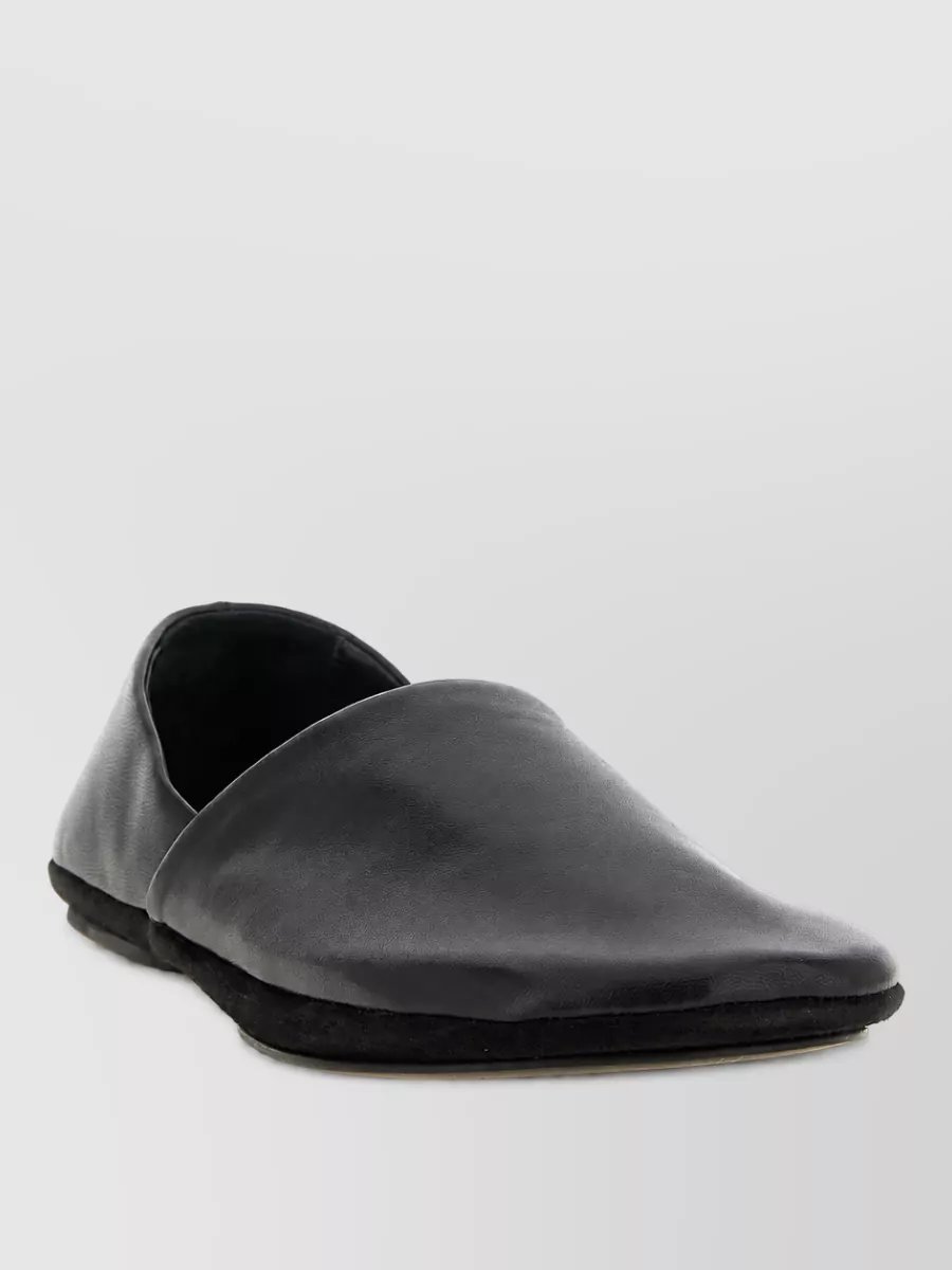 Lemaire leather slipper loafers