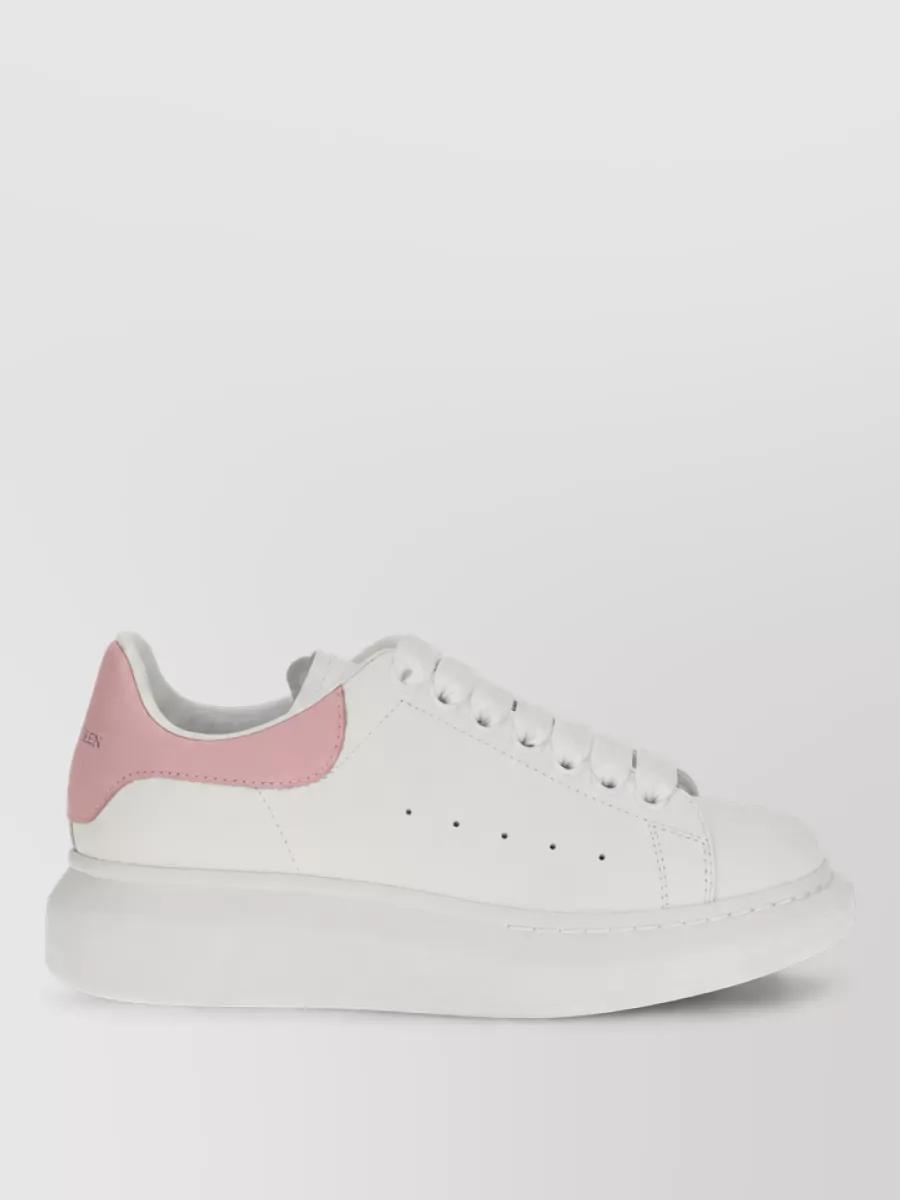 Alexander Mcqueen Calf Leather Oversized Sneakers