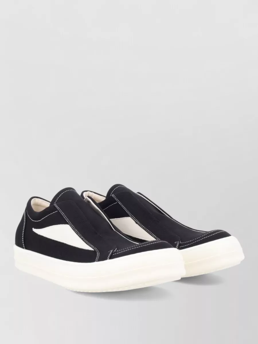 Rick Owens Drkshdw Cotton Slip-On Sneakers