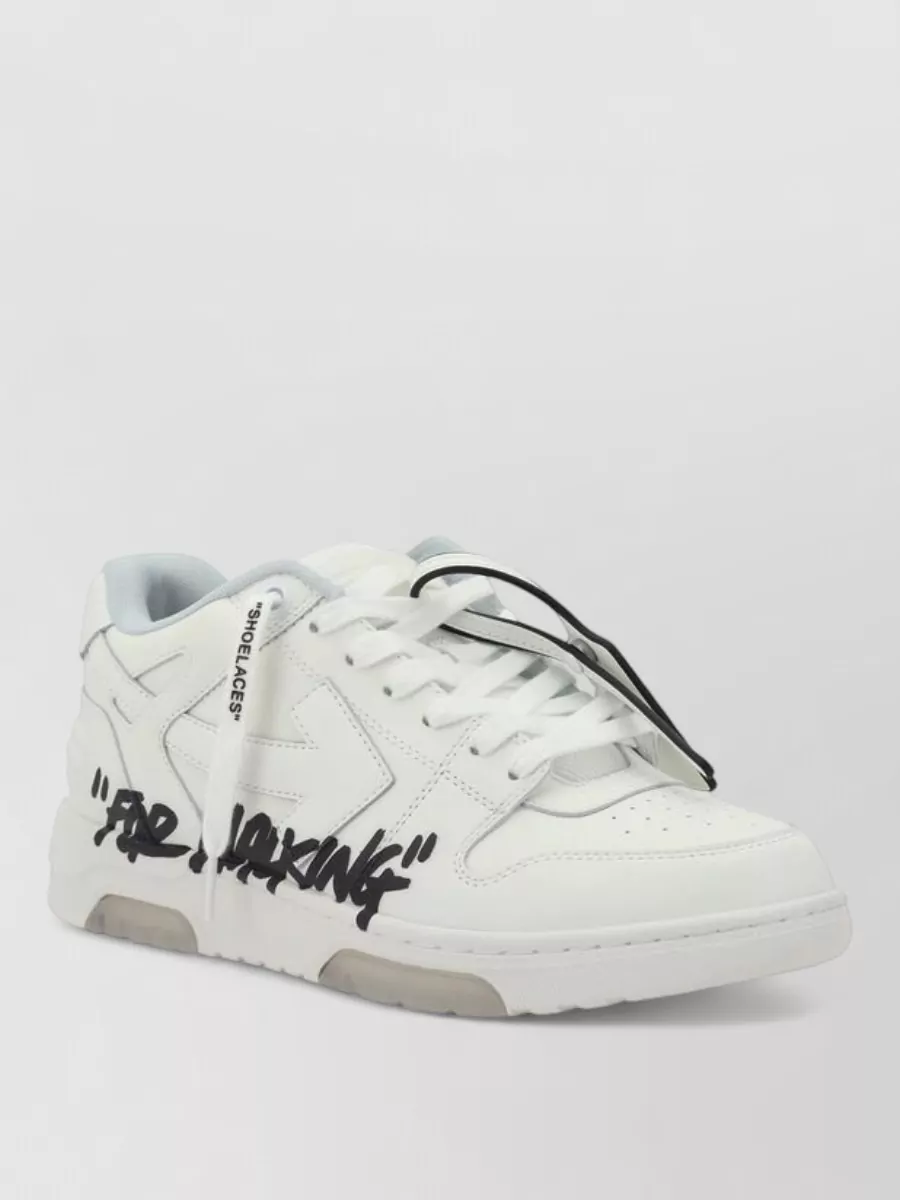 Off-White rubber low-top sneakers