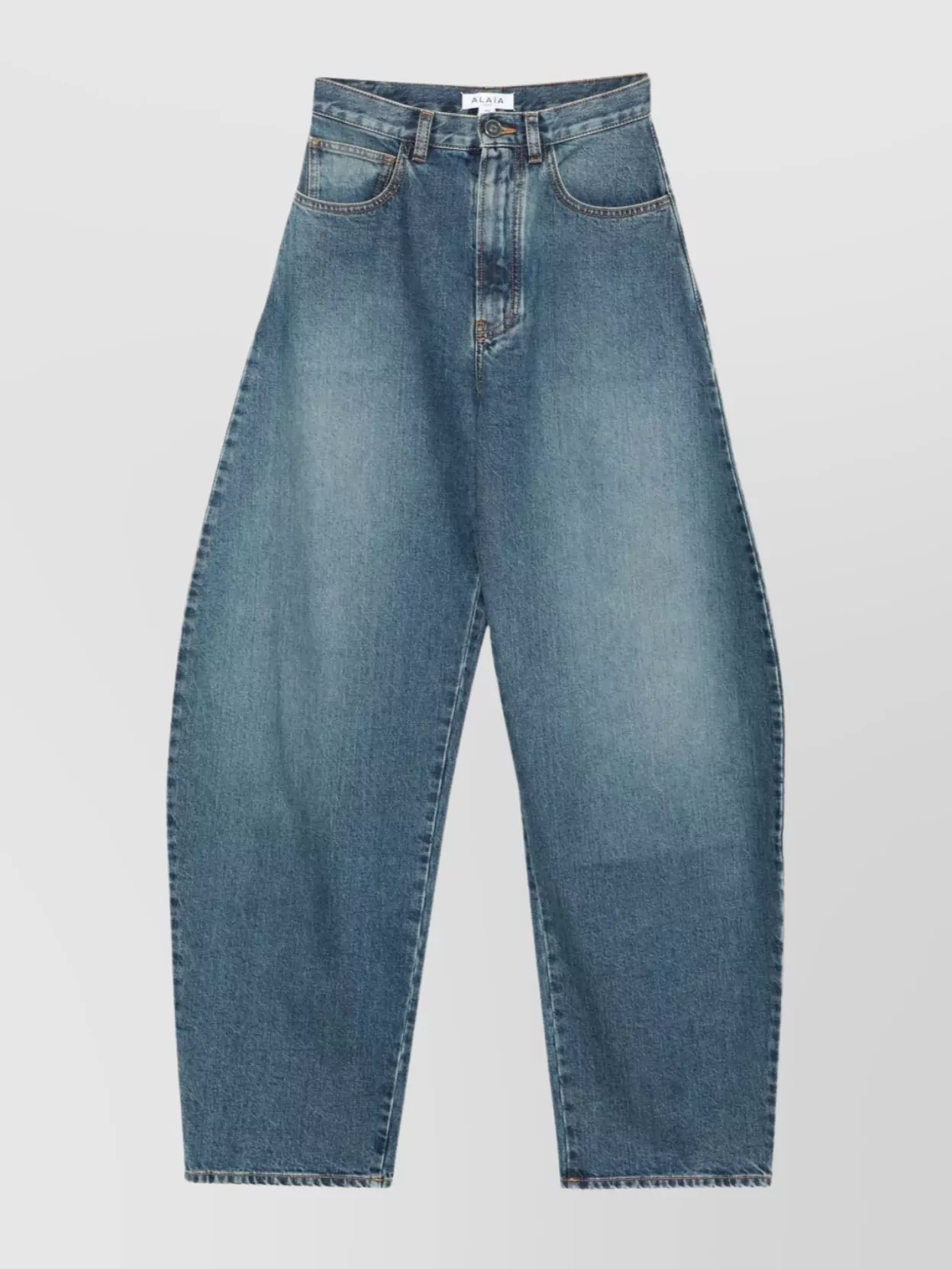Alaïa Wide Leg Trousers Belt Loops