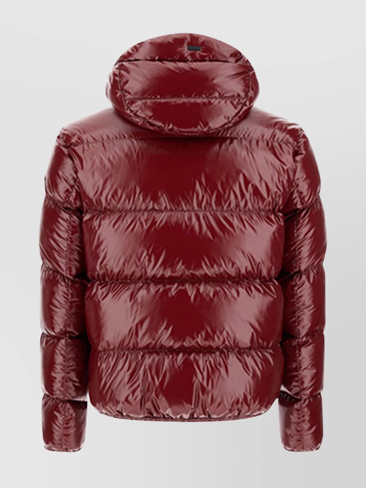 Herno Hooded Quilted Jacket Shiny Finish