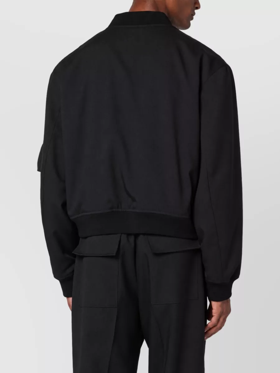 Jil Sander Polyester Bomber Jacket
