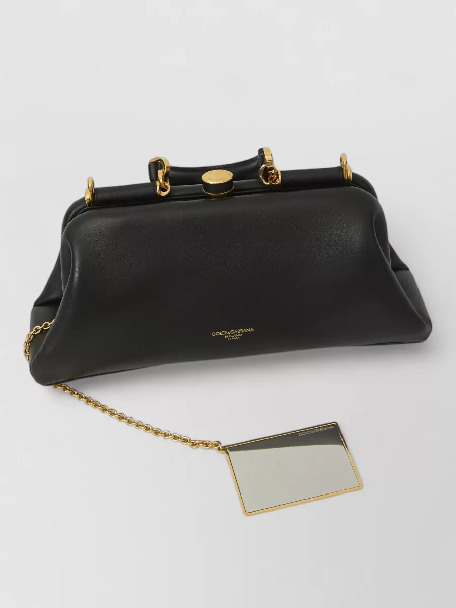 Dolce&Gabbana Devotion Lambskin Clutch Bag