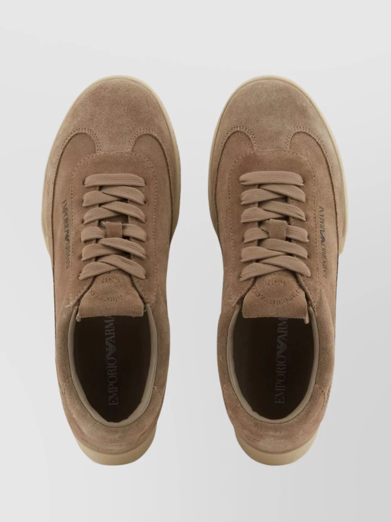 Emporio Armani Low Top Suede Sneakers
