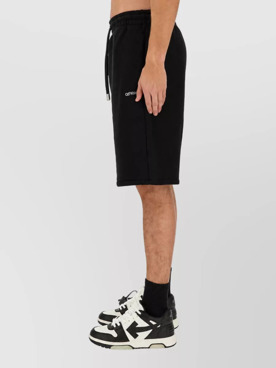 Off-White logo chino shorts