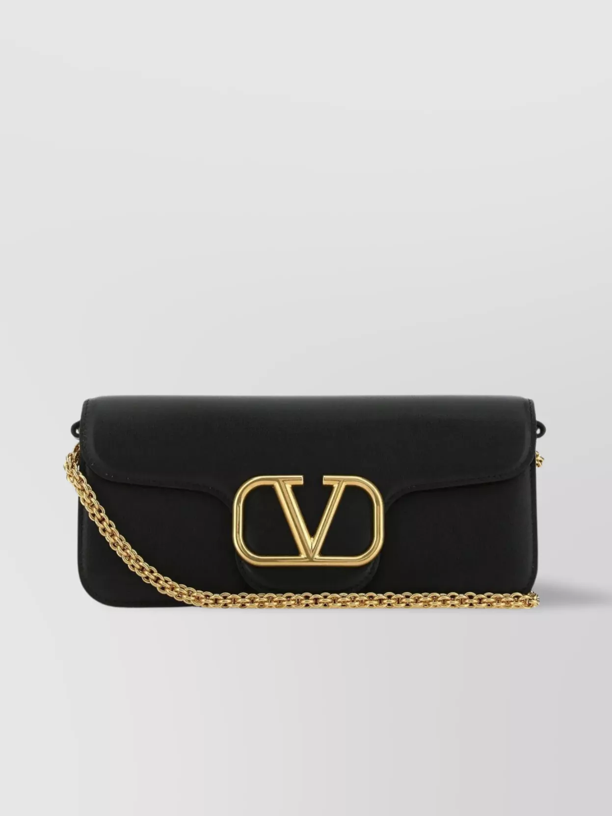 Shop Valentino Locò Leather Cross-body Bag In Black