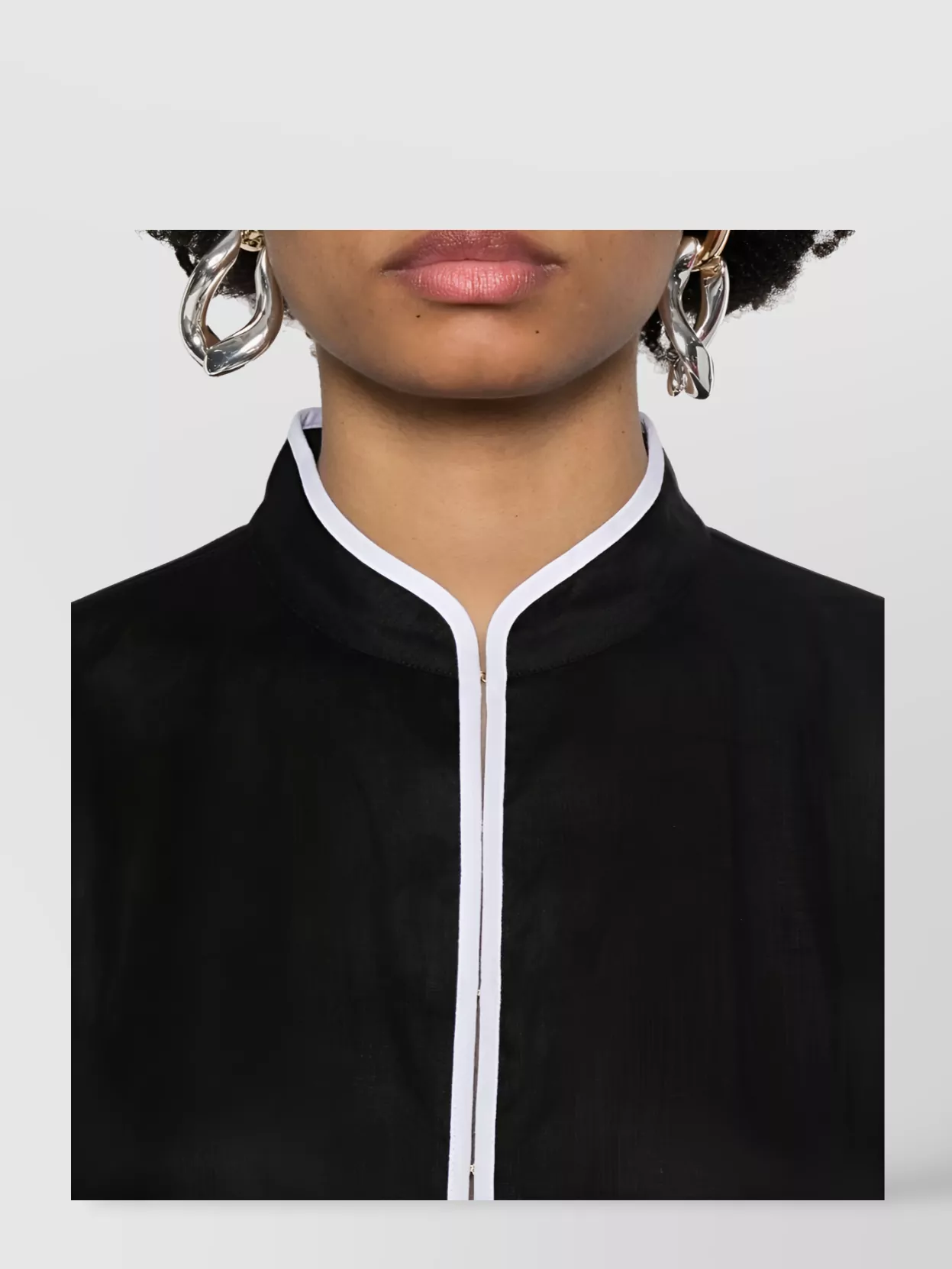 Tory Burch Linen Kaftan Dress Side Slits