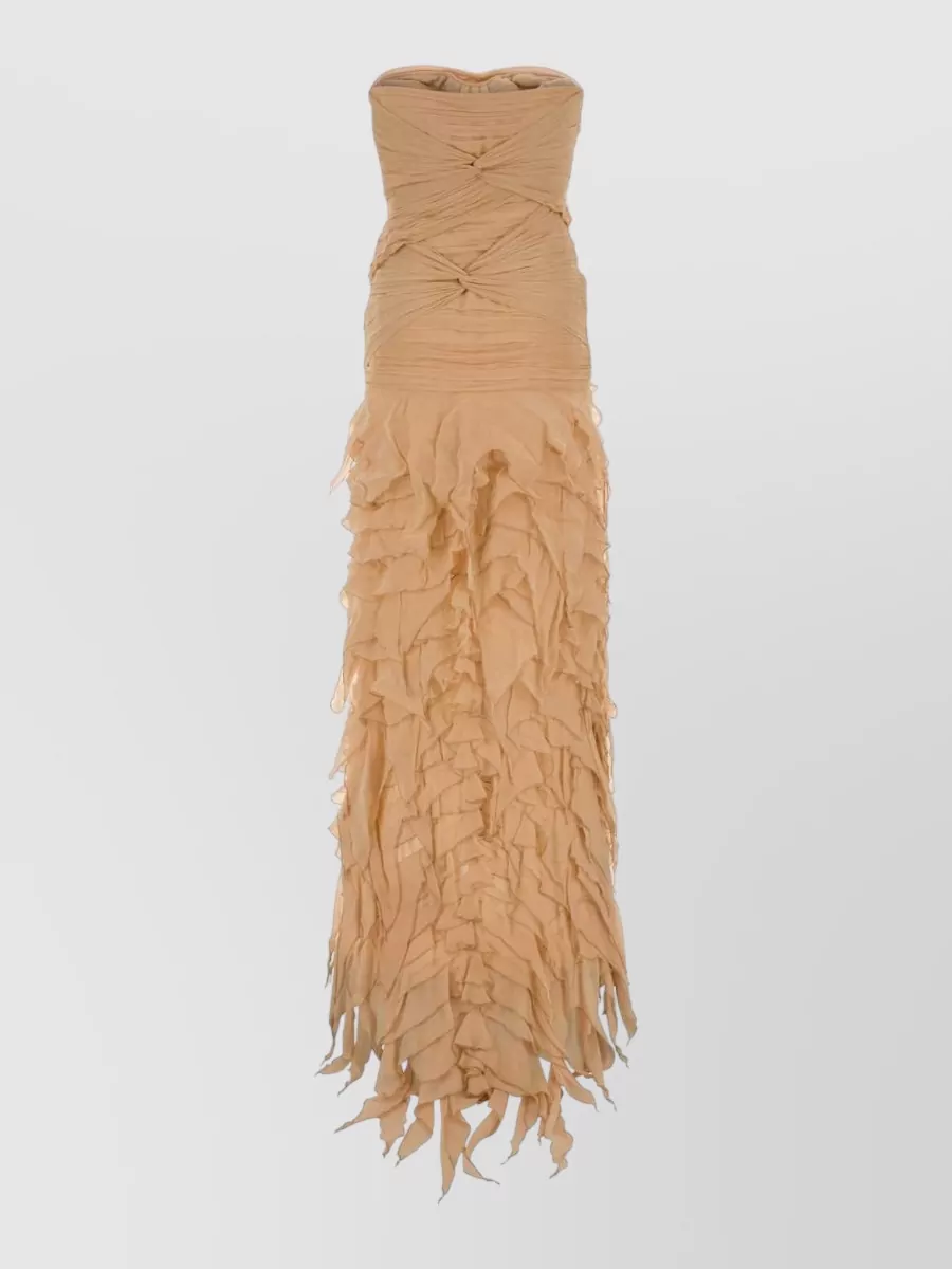 Blumarine Georgette Maxi Dress