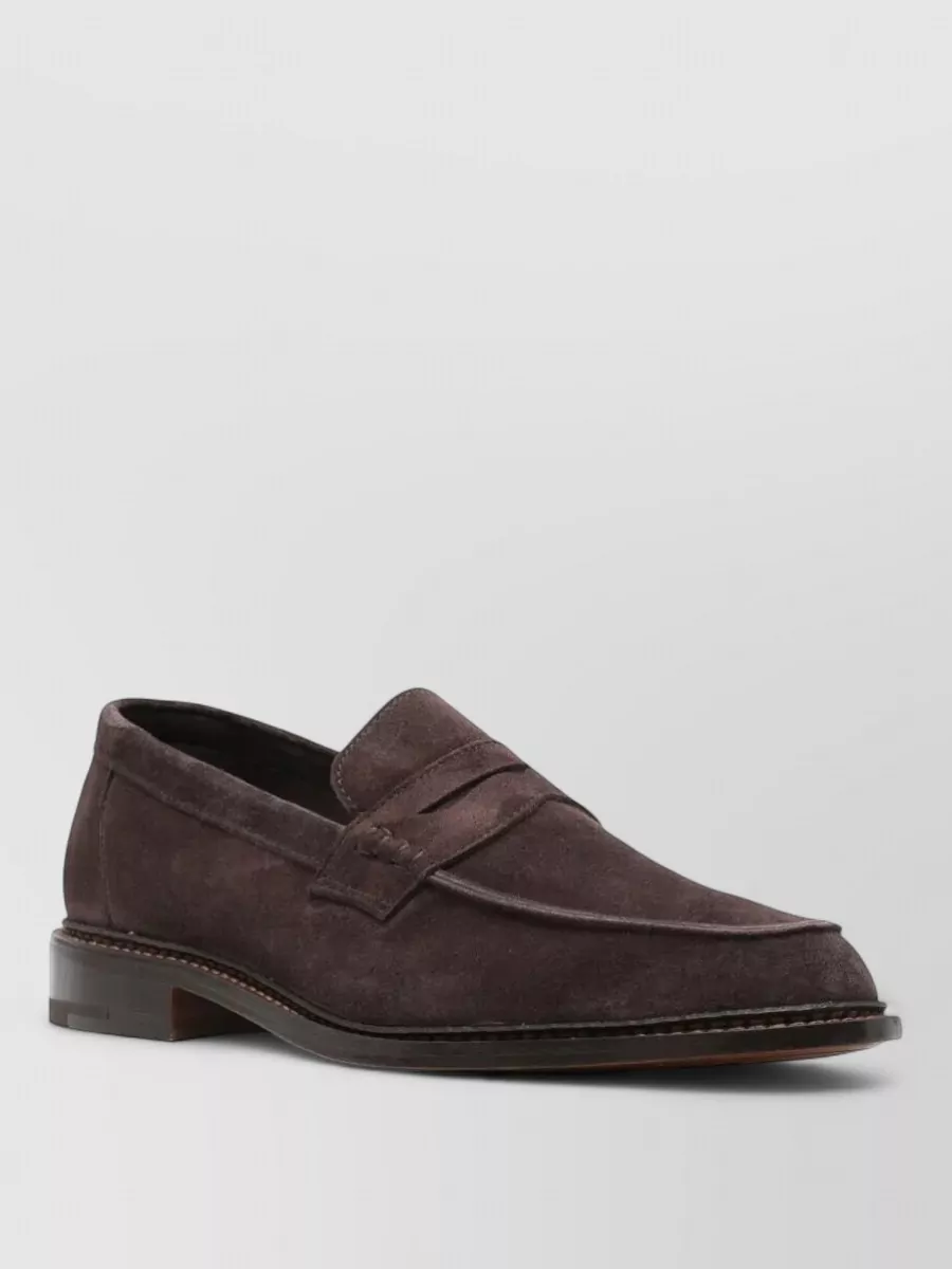 Tricker's leather loafers