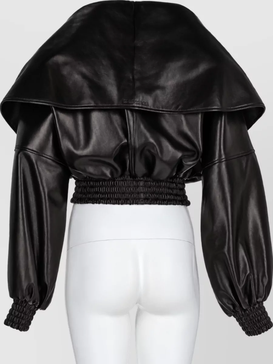 Balenciaga Leather Coat