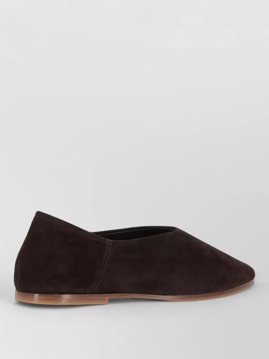 La Rose suede loafers