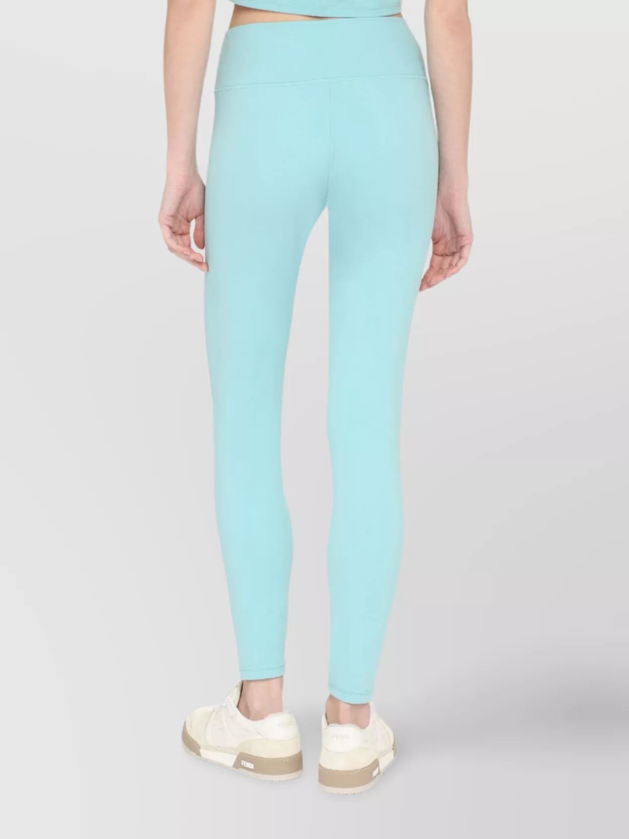 Sporty And Rich Logo-print High-waisted Leggings