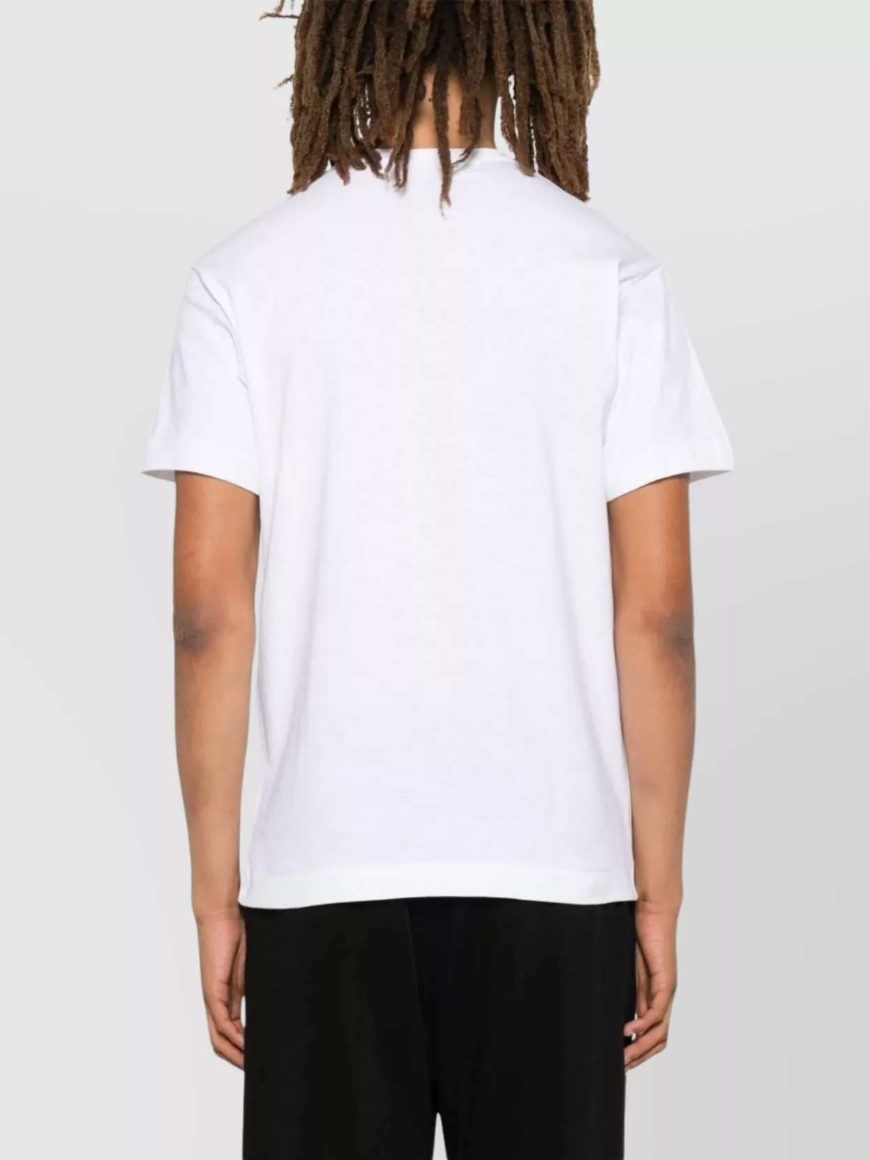 Comme Des Garçons Cotton Crew Neck T-Shirt With Graphic Print