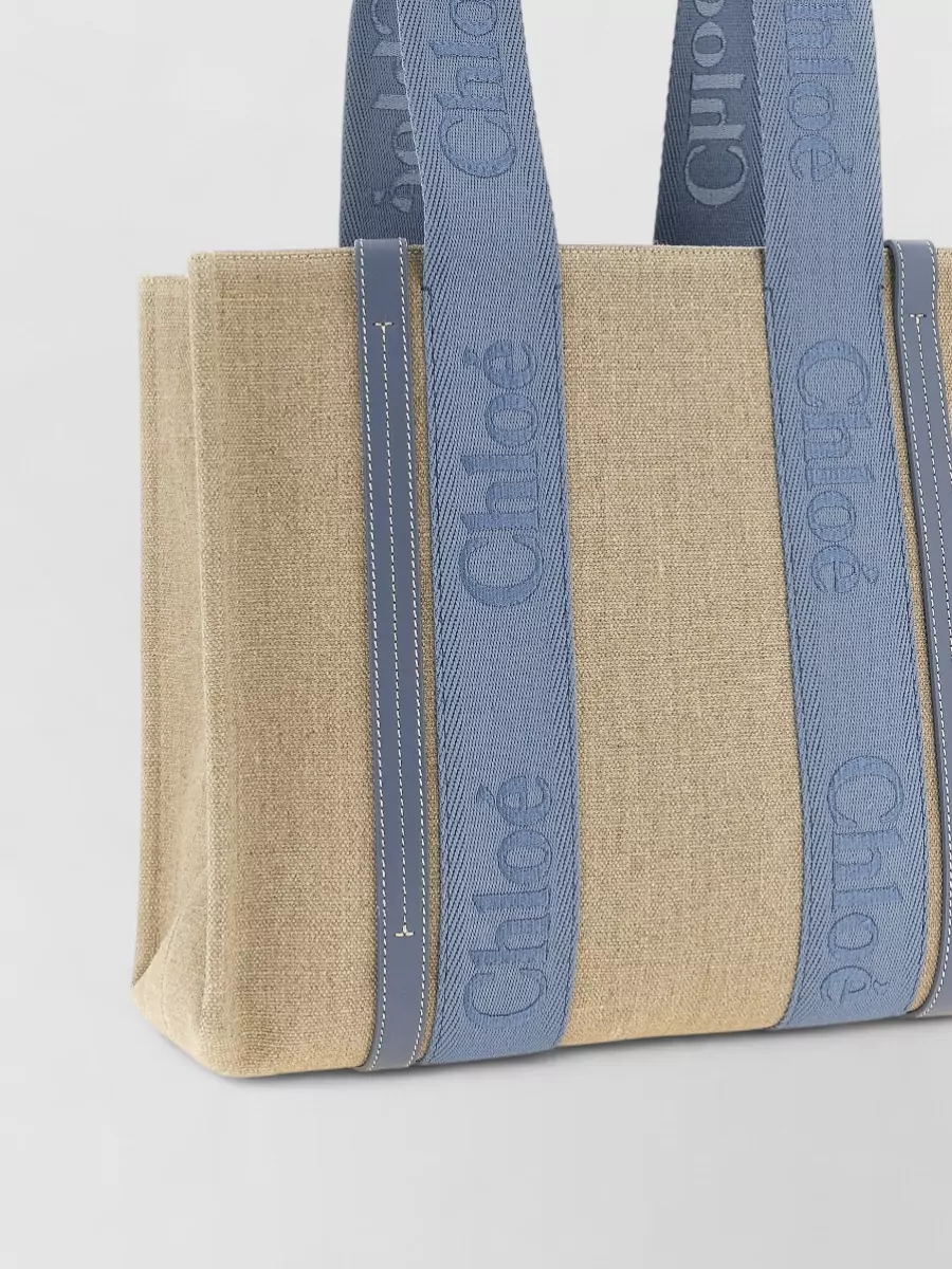 Chloé Medium Woody Tote Bag Dual Handles