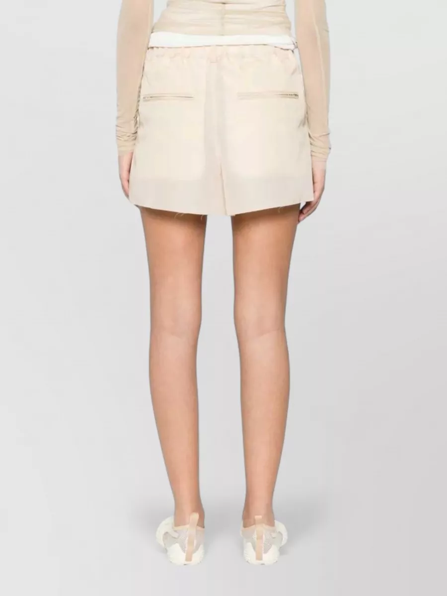 Rick Owens Temple Cutout Mini Skirt
