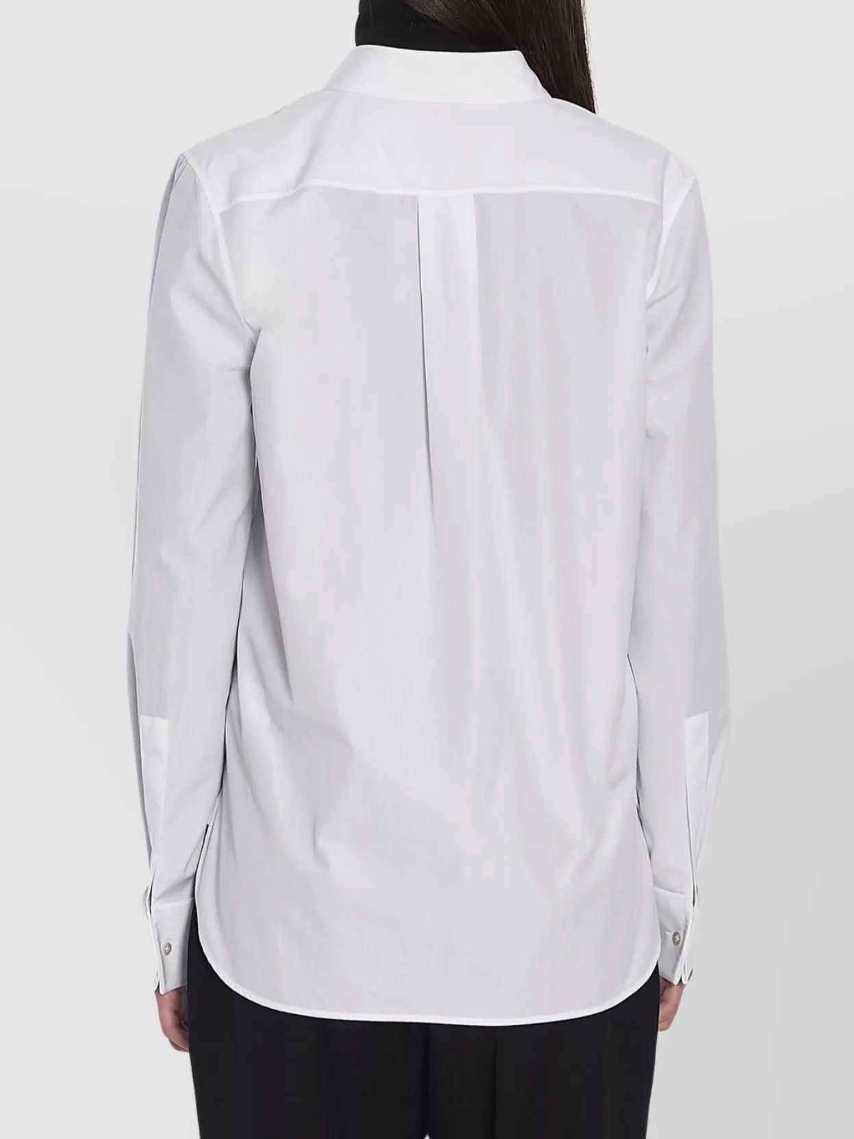 The Row Collared Neck Regular Fit Long Sleeves In White