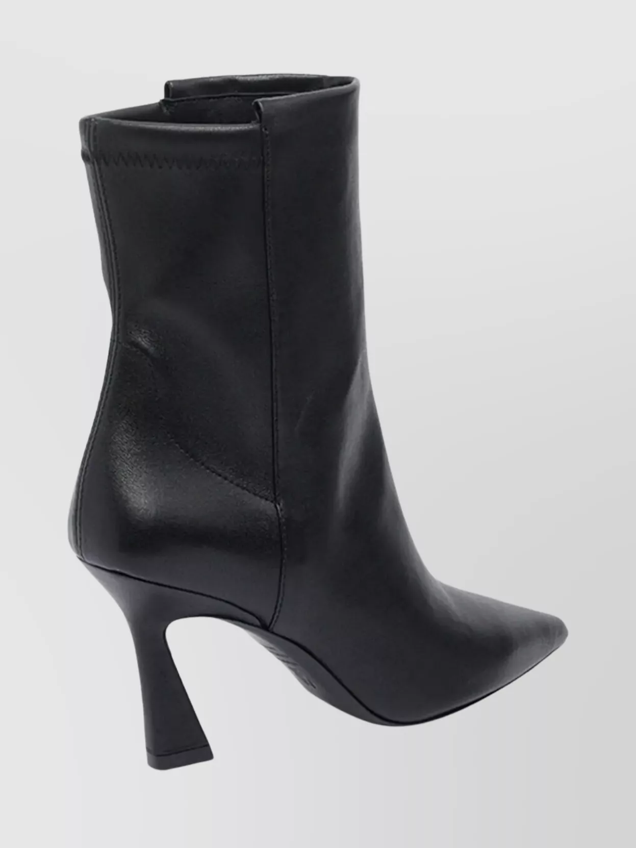 Stuart Weitzman Ankle Bootie Pointed Toe In Black