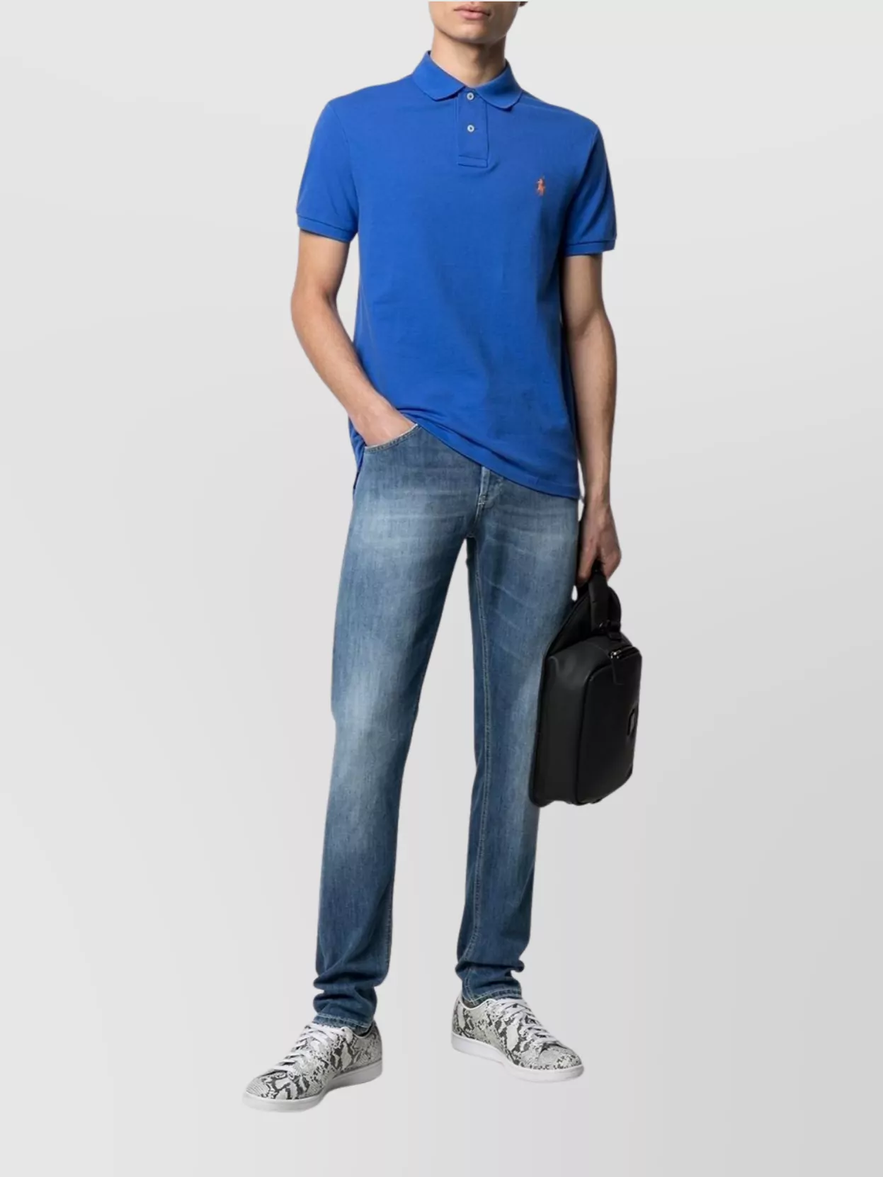 Ralph Lauren Logo Knit Polo Shirt