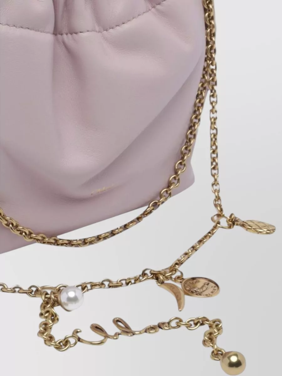 Chloé Chloé Icons Mini Leather Bucket Bag