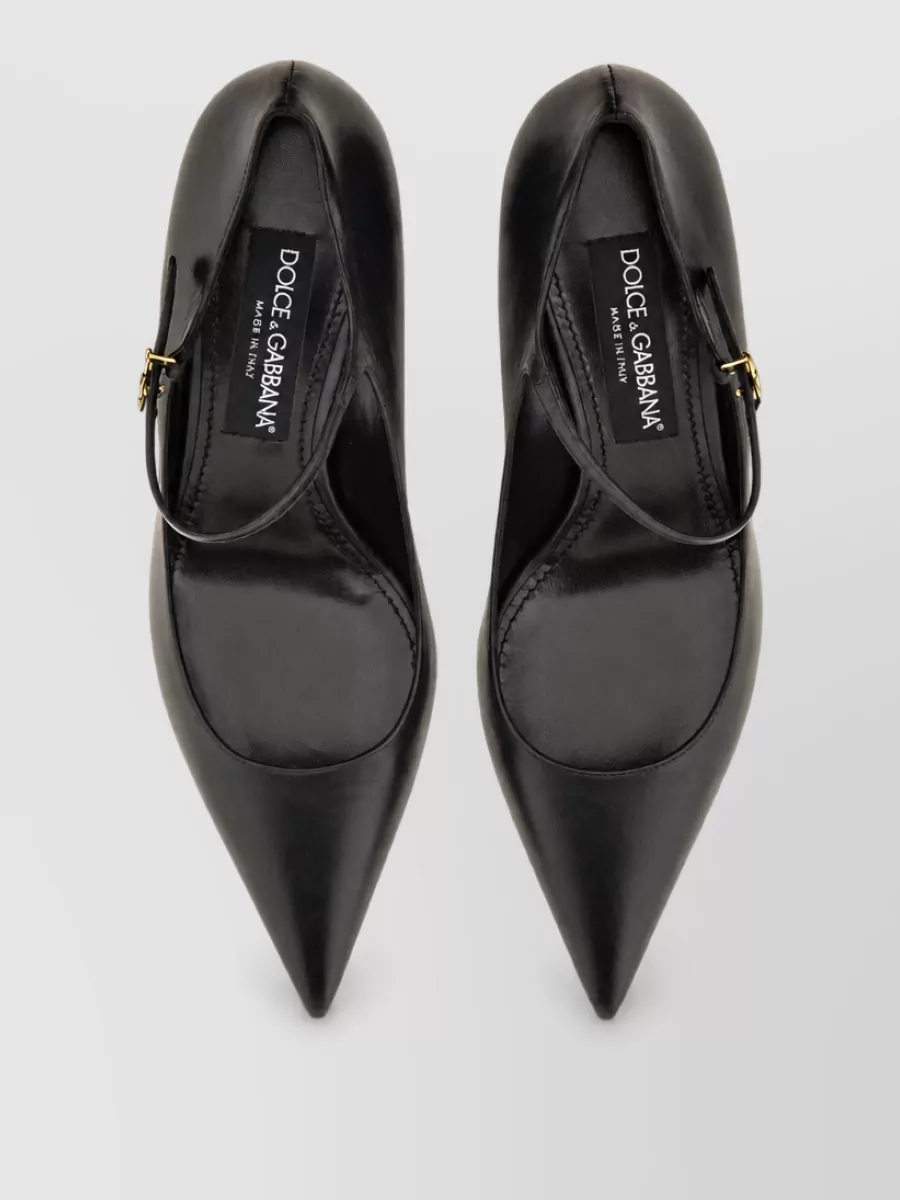 Dolce&Gabbana Leather Ballerina Shoes