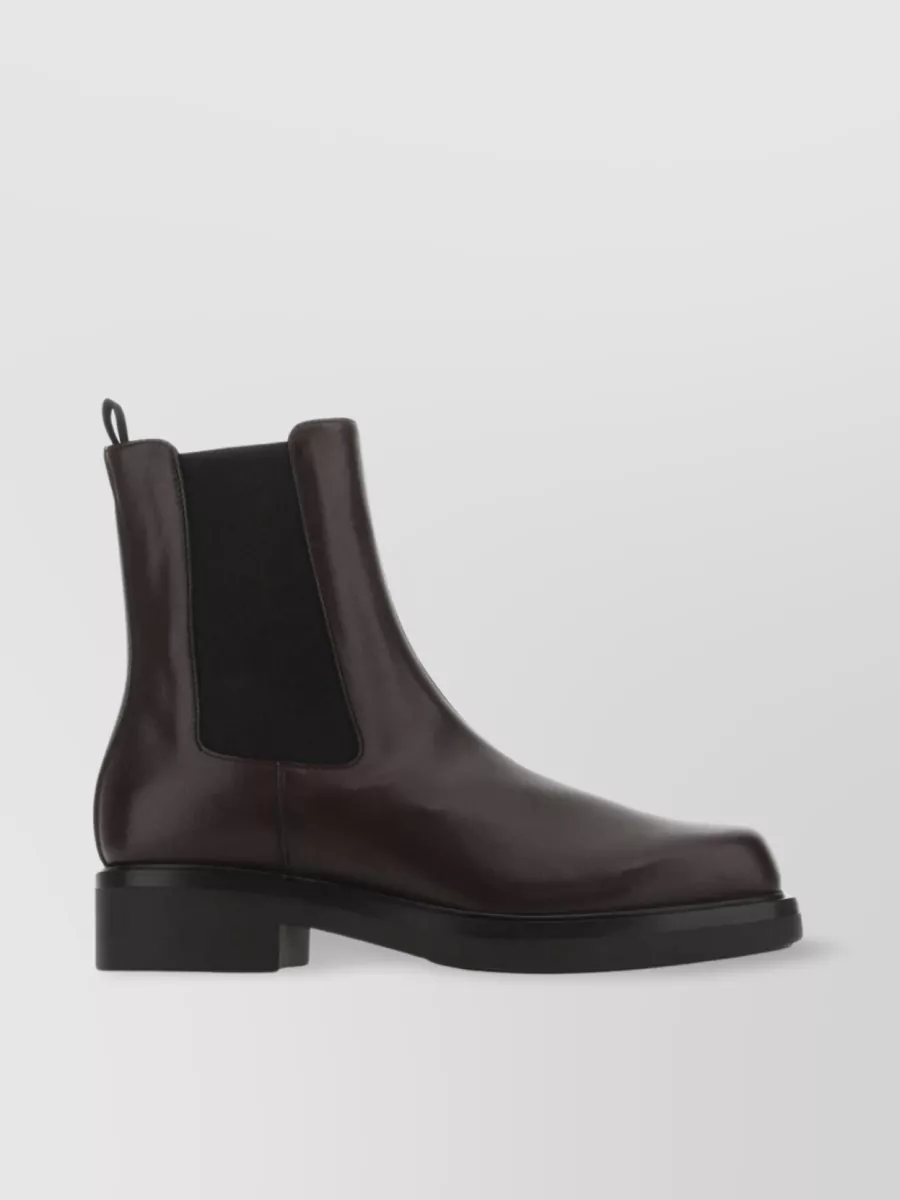Shop Prada Ankle Boots In Luxurious Leather In Grey