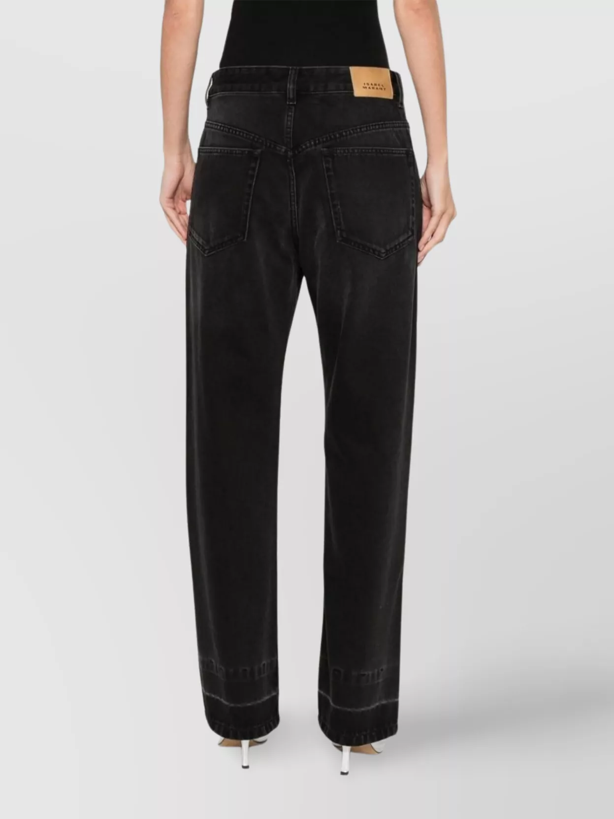 Isabel Marant Irina Faded Effect Straight-Leg Jeans
