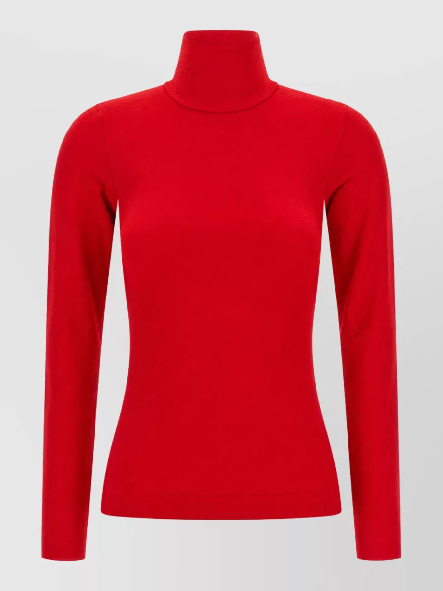 Perfect Moment cashmere-blend ribbed slim-fit mock-neck sweater