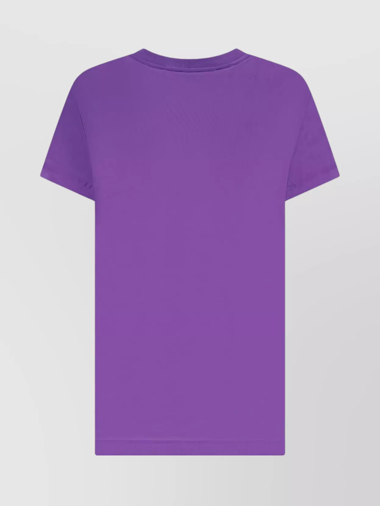 Max Mara Sleeve Detail Crew Neck Graphic Print Top In Purple