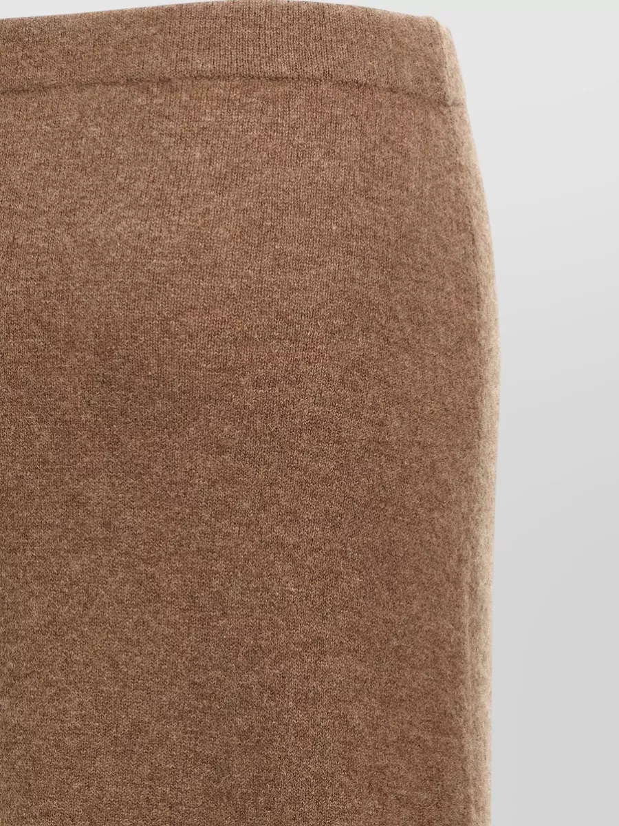 Max Mara Cashmere-Blend Midi Straight Skirt