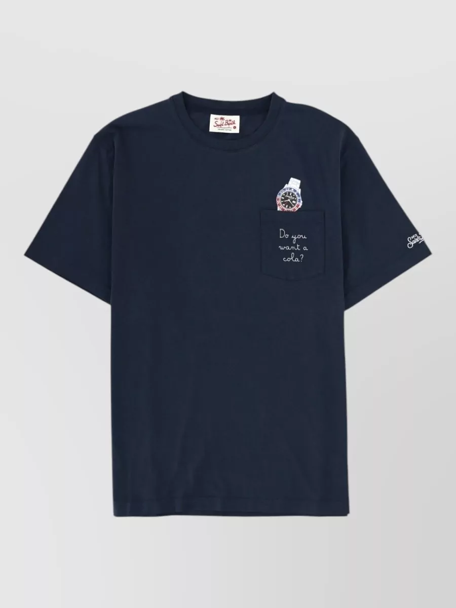 Mc2 Saint Barth Cotton embroidered t-shirt