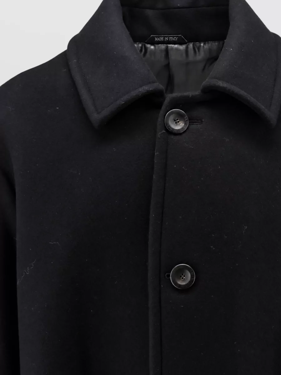 Giorgio Armani Cashmere Virgin Wool Single-Breasted Coat