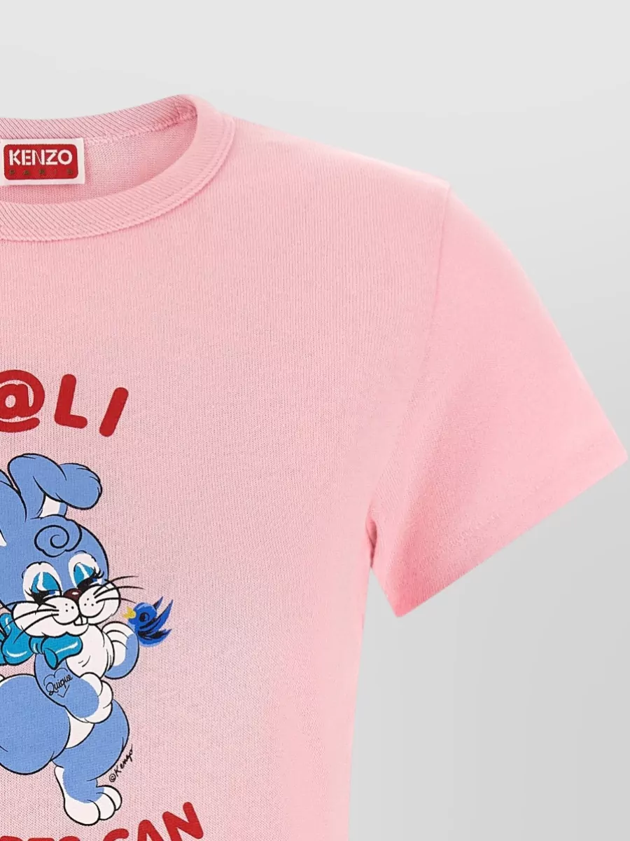 Kenzo Cotton Regular-Fit Printed Short-Sleeve T-Shirt