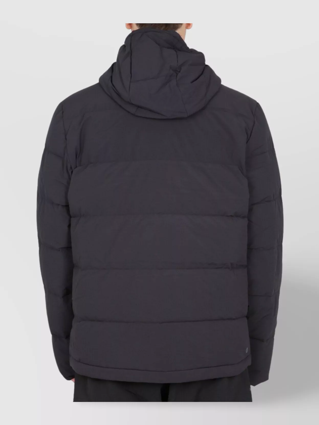 Adidas Originals Quilted Hooded Jacket Featuring Side Pockets