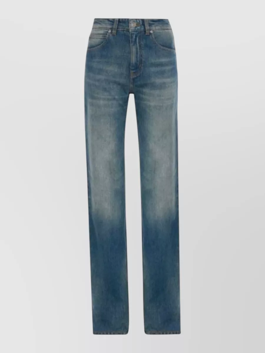 Victoria Beckham high-rise straight-leg denim jeans