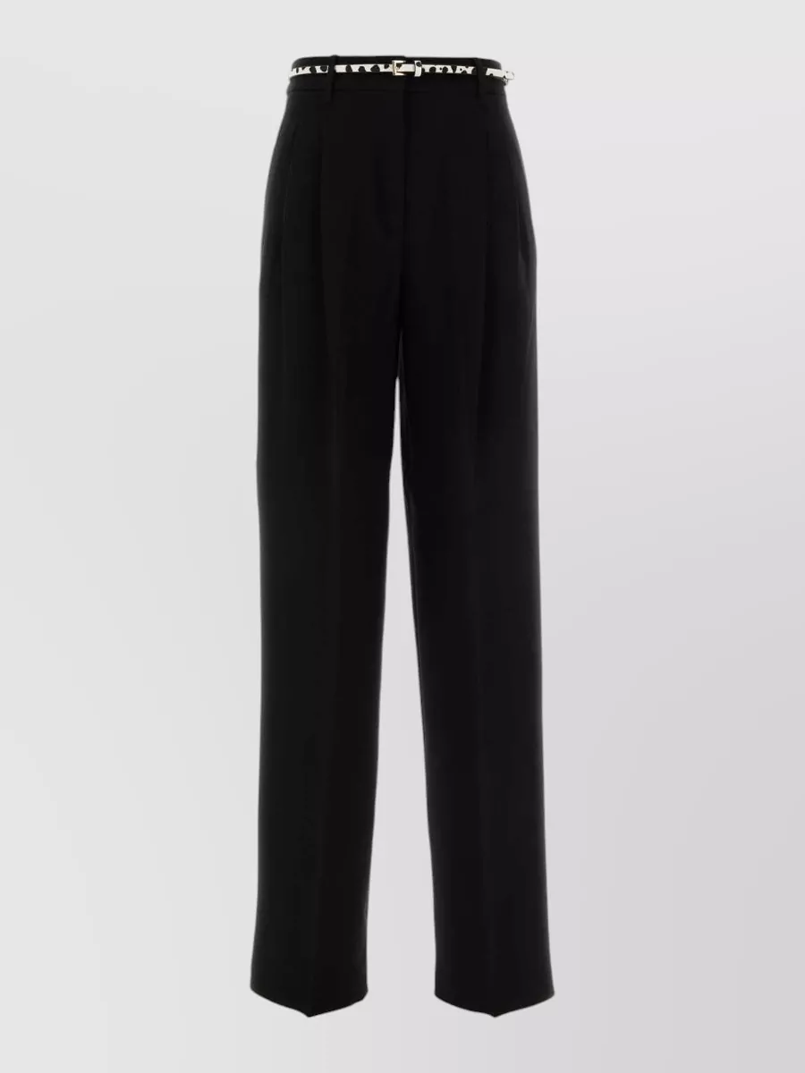 Max Mara Crepe Wide-Leg Trousers
