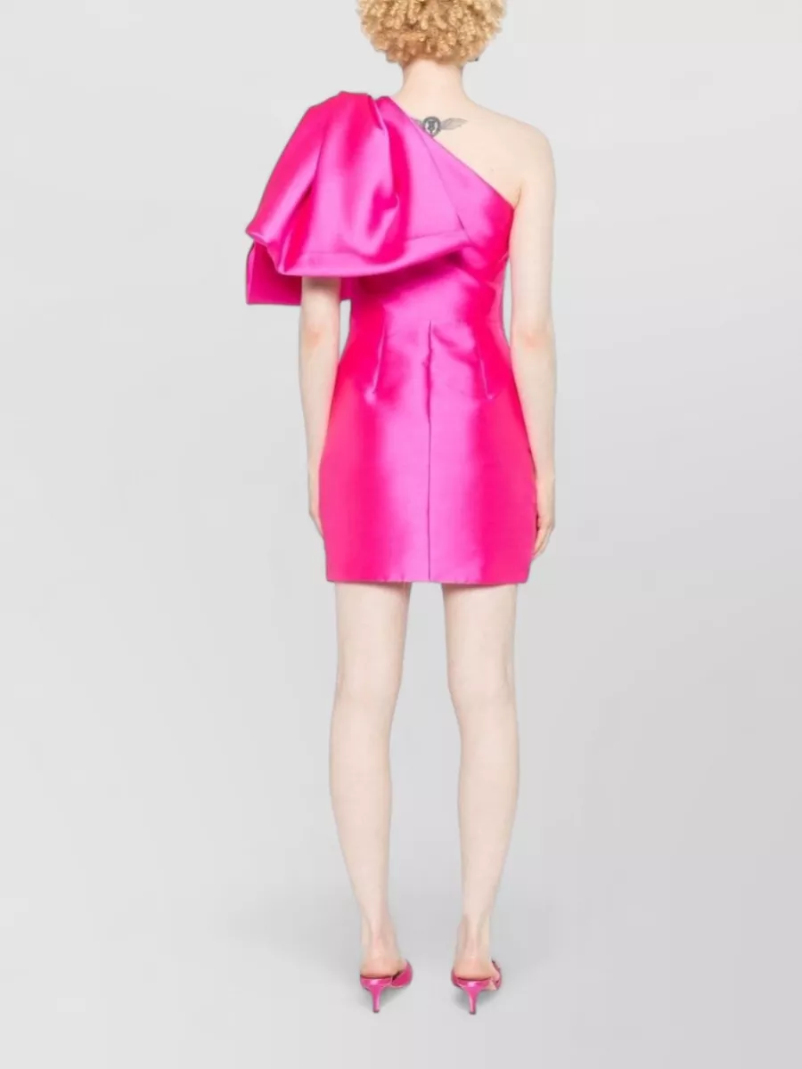Solace London Asymmetric One-Shoulder Sleeveless Mini Dress