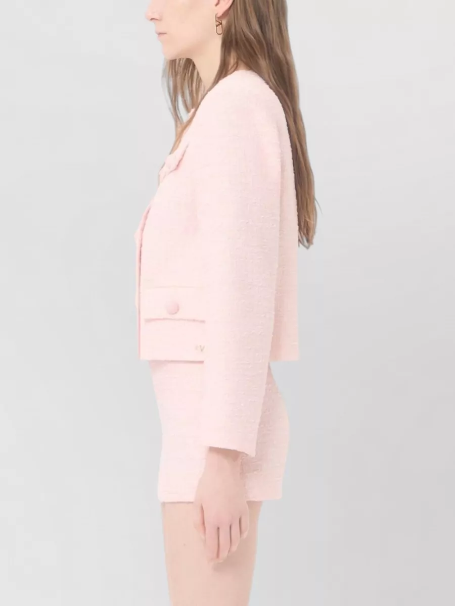 Valentino Textured Tweed Jacket