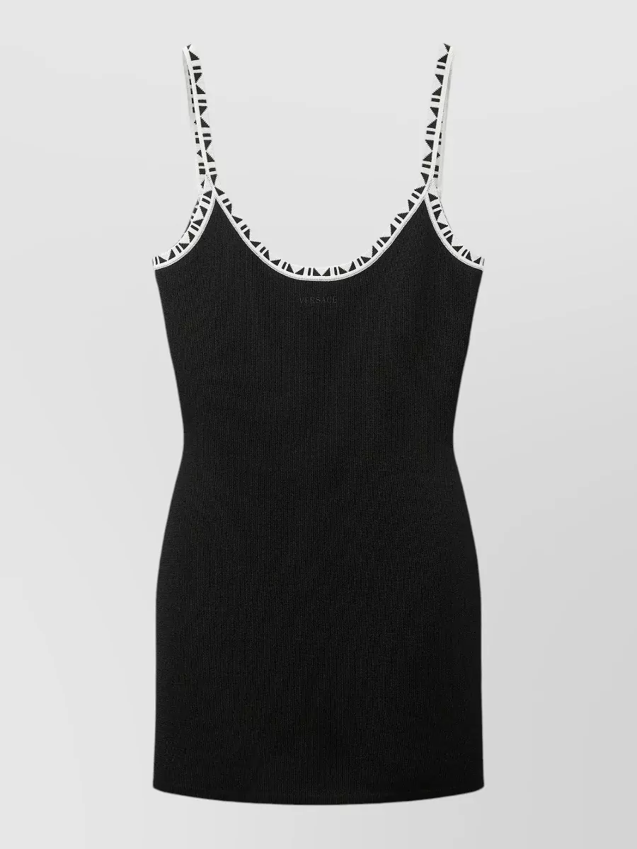 Versace jacquard mini dress