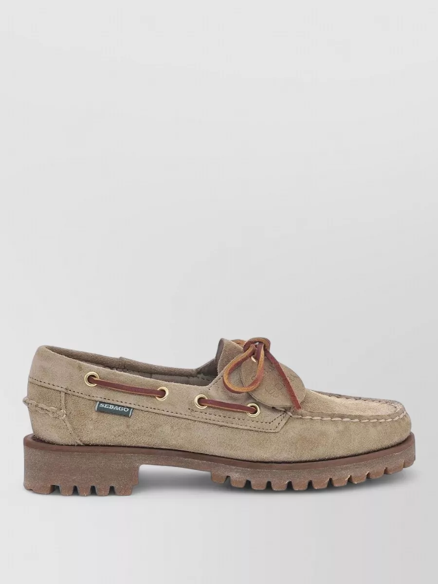 Sebago Leather Lace-up Loafers