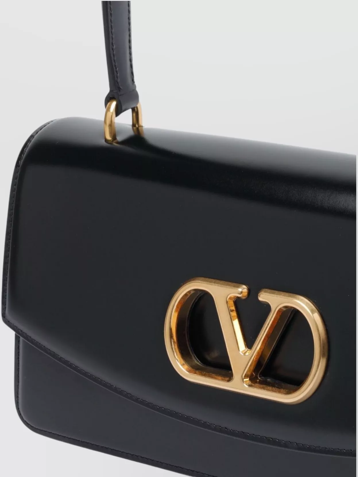 Valentino Garavani Leather Shoulder Bag Adjustable Strap