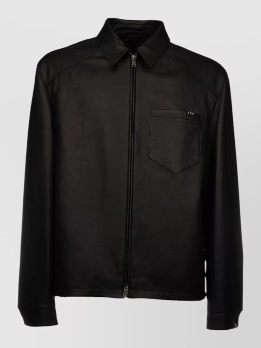 Prada lamb leather jacket