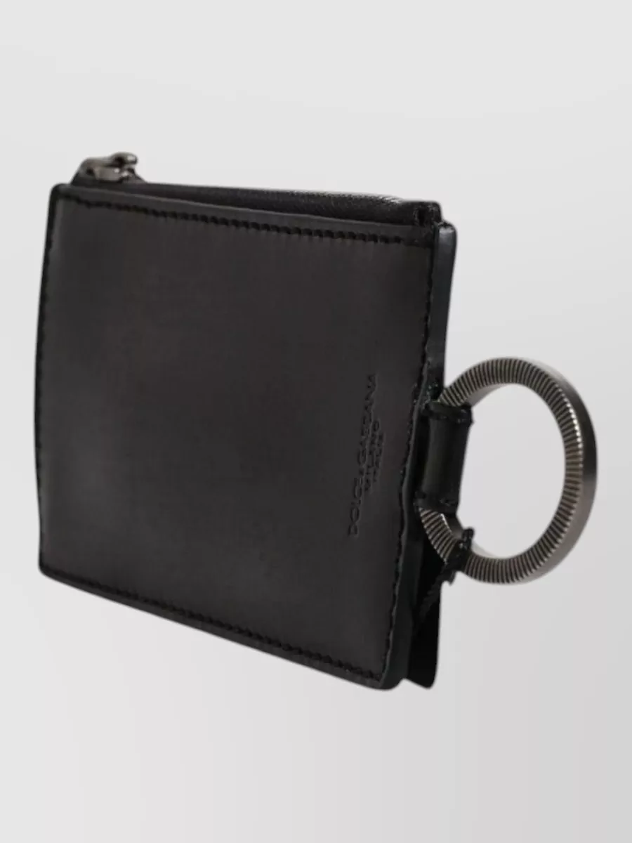 Dolce&Gabbana Leather Lanyard Card Holder