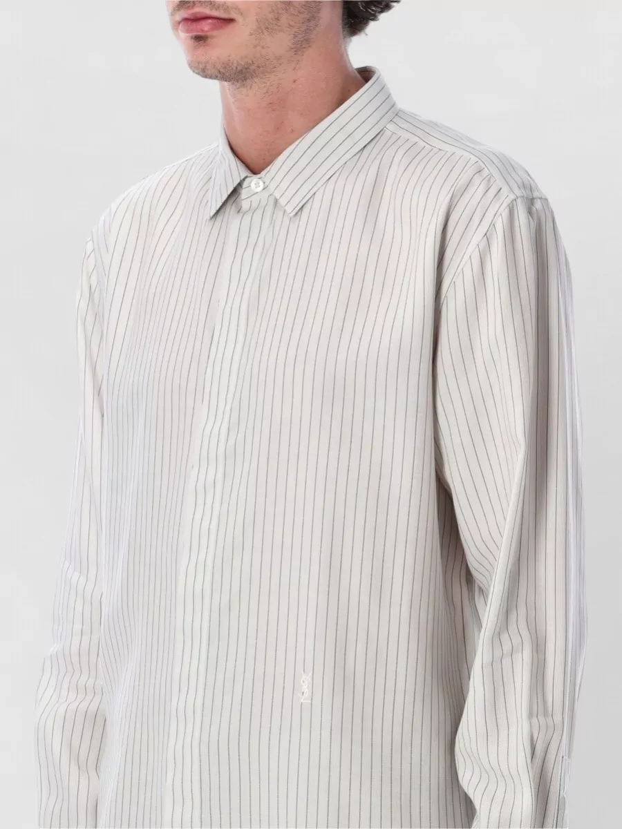 Saint Laurent Striped Slim-Fit Shirt