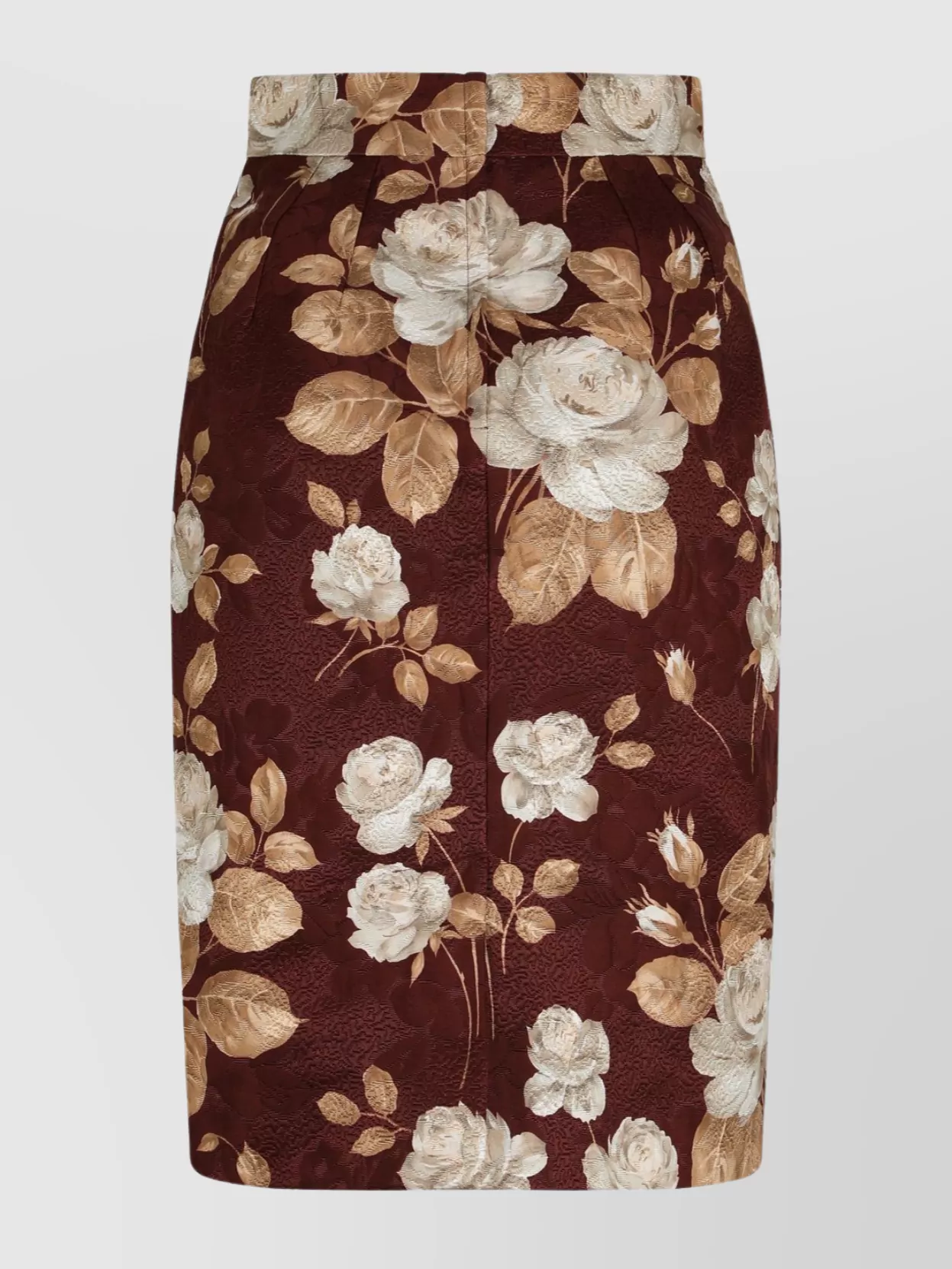 Dolce & Gabbana Floral Midi Skirt High Waist In Multi