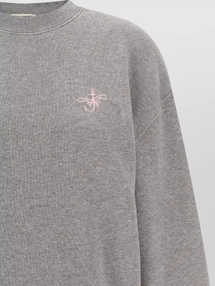 Jw Anderson Cotton Logo-Embroidered Sweatshirt