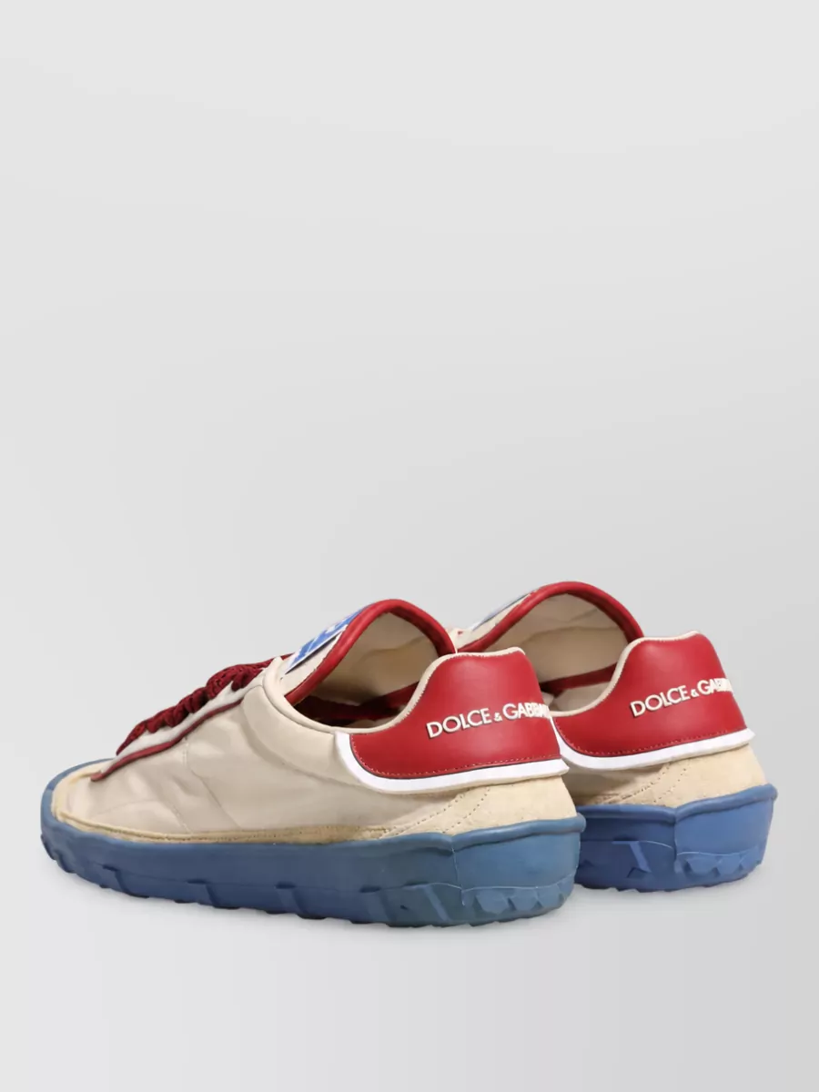 Dolce&Gabbana Leather Low-Top Sneakers
