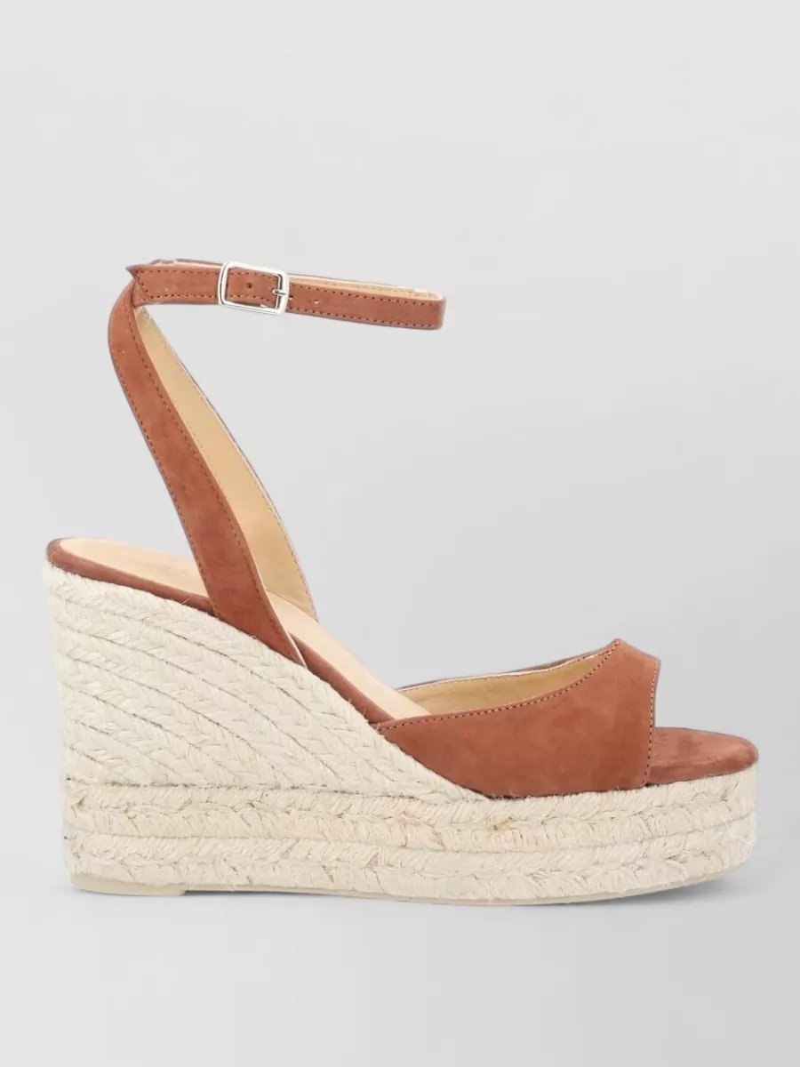 Castaner Leather Espadrille Sandals