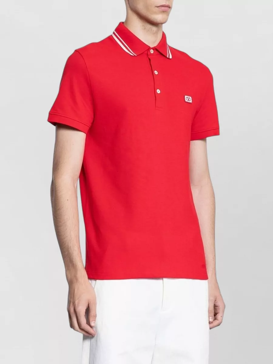 Valentino Vlogo Signature Cotton Polo Shirt