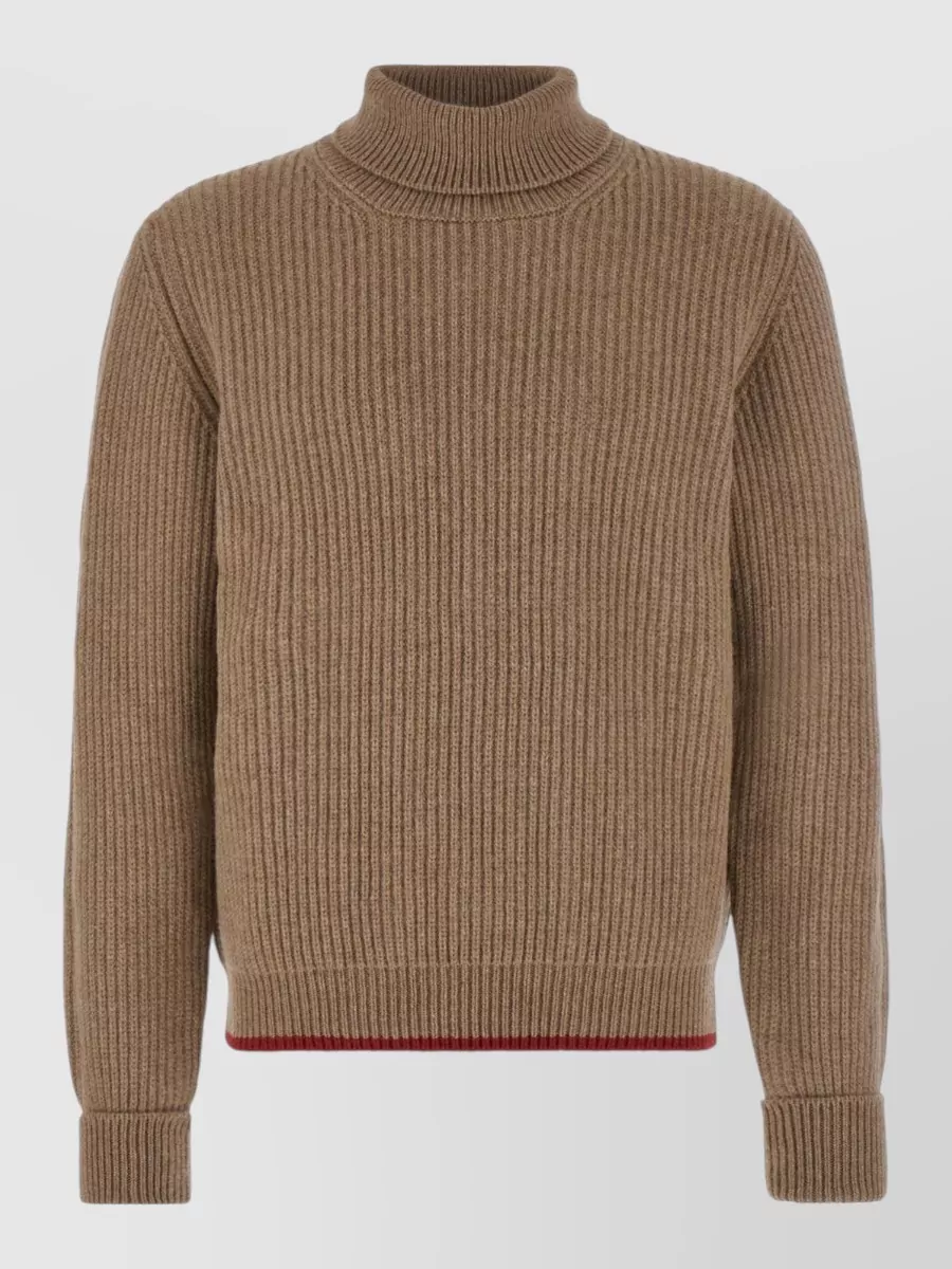 Fay ribbed virgin wool turtleneck jumper